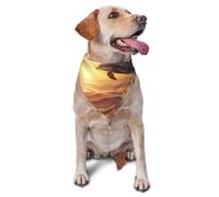 Kuilepa Sunset Dancing Dolphin Print Dog Bandana Birthday Gift Washable Christmas Bandana Scarf for Small to Large Dog Puppy Cat