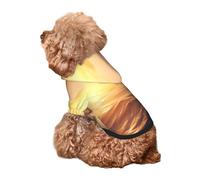 Kuilepa Sunset Dancing Dolphin Print Dog Hoodie Security Dog Sweater Dog Clothes Dog Hoodie Sweatshirt for Small Medium Large Dogs (Xs-XXL)