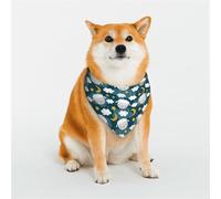 Kuilepa Sweet Dream Lamb Print Dog Bandana Birthday Gift Washable Bandana Scarf for Small to Large Dog Puppy Cat-Medium