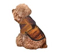 Kuilepa Western Desert Cowboy Cloud Print Dog Hoodie Security Dog Sweater Dog Clothes Dog Hoodie Sweatshirt for Small Medium Large Dogs (Xs-XXL)