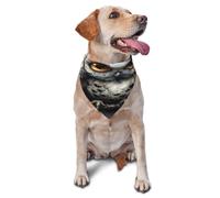 Kuilepa Whimsical Owl On Branch Print Dog Bandana Birthday Gift Washable Christmas Bandana Scarf for Small to Large Dog Puppy Cat