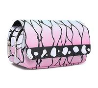 KUILOESS Anime Kamado Tanjirou Nezuko Cosplay Pencil Case Pencil Pouch Holder Pencil Box Stationery Bag Large Capacity with Zipper