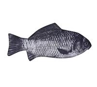 KUILOESS Carp Pen Bag Realistic Fish Shape Make-up Pouch Pen Pencil Case with Zipper Makeup Pouch Casual Gift Toiletry Wash Funny Bags