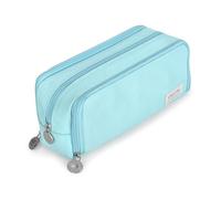 KUILOESS Large Pencil Case, Big Capacity Pencil Cases with 3 Compartments, School Supplies Stationery Storage Organizer for Girls Boys Students Adults