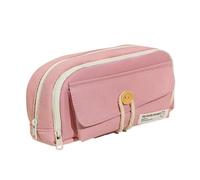 KUILOESS Plicity Stationery Box Fabric Multiple Compartments 2. Multiple Compartments for Classified Storage Cloth Pencil Case