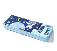 KUILOESS Pop Up Multifunction Pencil Case, Cute Cartoon Pen Box Organizer Stationery with Calculators, Sharpener, Schedule, School Supplies, Best Birthday Gifts for Kids Teens