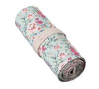 KUILOESS Wrap Canvas Pen Roll Pencil Wrap Portable Pencil Roll Pencil Holder Travel Pen Holder Colouring Pencils Pencil Case Roll-up Pencil Case Bag Organiser