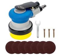 KUIMIT 3-Inch Mini Air Sander | High-Speed 11,000 RPM Pneumatic Orbital Tool | Compact DA Sander for Auto Detailing, Spot Repair & Small Projects