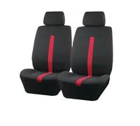 Kuiofek Car Seat Cover 2/5/7 Seat Covers For Car Universal Size Sporty Design Polyester Fit For Most Suv Truck Van Car Seat Protectors(A 2 seat Red)