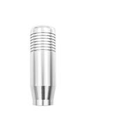 Kuiofek Gears Shifter Universal Car Aluminum Manual Gear Shift Knob Stick Manual Transmission Gearstick Lever Shifter Knob 8.5CM Stylish Decoration(Silver)