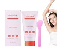 KUIRUNRX® Hair Removal Cream, Intimate Hair Remover without Pain, Hair Removal Cream for Women with Silicone Brush, Gentle Soothing Hair Removal Cream for Face and Body, 50 g