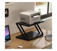 KUISDEYI Desktop Multifunction Printer Stands Storage Rack Desktop Organizer for Printer Copier Microwave Oven Potted Plants，2-Tier Printer Stand(B,L size)