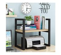 KUISDEYI Multifunctional Printer Rack Office Desktop Organizer Simple Modern Desktop Bookcase Printer Stand Storage Rack Copy Rack Printer Stand(A)