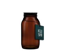 Kuishi 250ml Amber Glass Jars with Lids - BPA-Free UV Protective Kitchen Storage Jars for Food, Coffee, Tea, Sugar, Spices & Decoration