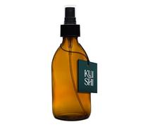 Kuishi 250ml Amber Glass Perfume Atomiser Spray Bottle - Refillable Travel Atomiser with Protection for Fragrance & Aftershave