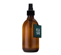 Kuishi 300ml Amber Glass Perfume Atomiser Spray Bottle - Refillable Travel Atomiser with Protection for Fragrance & Aftershave