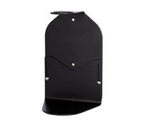 Kuishi Wall Mounted Soap Dispenser [Single, Double and Triple Capacities], Wall Mount in Black Stainless Steel for Bottles 250ml - 500/ 1000ml. Ideal for Hotels, Commercial & Home Use (Single 1000ml)