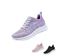 Kuisoe ActiveWalk Pro Women's Ergonomic Running Shoes, Breathable and Pain-Relieving, Comfortable Sports Shoes for Everyday Use, purple, 8 UK