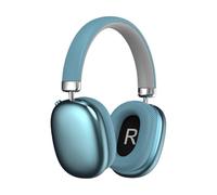Kuisoe Paraear Headphones Wireless Bluetooth-Full-Coverage Ear-Hook Knob Key Long Battery Life Sports Phone Compatible (Blue)