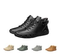 Kuisoe UFK ULTIFIGHTER Men's Orthopaedic Shoes - Lightweight Comfortable Non-Slip Flat Casual Shoes for Men, black, 13.5 UK