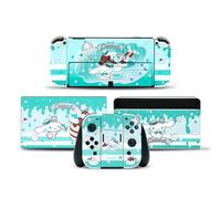 Kuitmor Skin Stickers Compatible with Switch,Anime Vinyl Decal,Switch Full Wrap Protective Skin Joy Con Film Sticker - DEG (for Switch OLED)