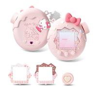 Kuitmor Sweetheart Chocolate Silicone Case Compatible with Tamagotchi Paradise, Soft Protective Cover with Candy Heart Pattern, Anti-Scratch & Shockproof Skin for Virtual Pet Device - Pink