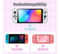 Kuitmor Switch Oled Compatible Switch Oled Compatible Nintendo Switch Oled Compatible Switch Organic El Model Scratch Pc Full Stain Easy To Purple