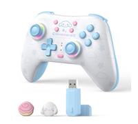 Kuitmor Wireless PC Controller - Hall Effect Joystick, 2.4G & Bluetooth & Wired, 1000Hz, Adjustable Turbo/Vibration/RGB, Compatible with PC/Switch/iOS/Android/Linux-DEG