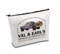 KUIYAI 90s Movie Inspired Gift, 90s Nostalgia Cosmetic Bag, Travel Makeup Bag for Women, Horror Movie Gift (val&earlsUK)