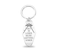 KUIYAI AA Recovery Keychain Sober Recovery Gift Sobriety milestone Gift Mental Health Awareness Merch (getingSober)