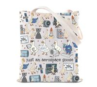 KUIYAI Aerospace Engineer Tote Bag Space Engineering Engineer Gift Aeronautical Engineer Geese Gift Just An Aerospace Goose, Aerospacegoosets-us