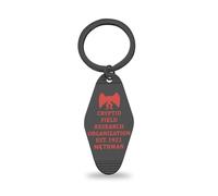 KUIYAI Antisocial Butterfly Creature Inspired Keychain Antisocial Butterfly Gift Cryptid Collections Gift（1921mothman）