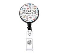 KUIYAI Athletic Trainer Badge Reel, I'll Be There for You ID Holder for Coaches, Fitness Training Gift, Sports Mentor Gifts UK