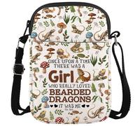 KUIYAI Bearded Dragon Lover Gift Bearded Dragon Crossbody Bag, Lizard Gift, Lizard Lover Gifts For Women(loveBeradedDragon)