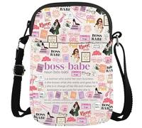 KUIYAI Boss Babe Zipper Crossbody Purses Bag Boss Appreciation Gift Leader Gift Leader Mentor Female Boss Gift boss babe