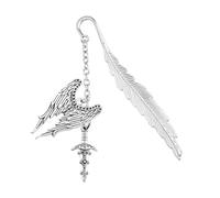 KUIYAI Crescent City Bookmark for Reader Book Lover Literary Gift Night Court City of Starlight Velaris Gift (Wing swordUK)
