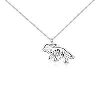 KUIYAI Fennec Fox Necklace Animal Lover Gift Wildlife Gift Fox Lover Gift Desert Animal Fox Gift flower fox ne