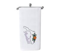 KUIYAI Florida Vacation Gift Florida Travel Gift Florida Kitchen Towel Office Towel Housewarming Gift (florida towel)