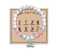 KUIYAI Gr od Apollo Lyre Healing Bracelet, God of Music, Camp Half Blood Gift, Ancient Greece Gift, Bookish Gifts (Lyre beadUK)