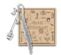 KUIYAI Greek Muse Charms Bookmark for Book Lover, Muse of Comedy, Greek Theatre Goddess Gift, Myths Gift(bookSmileUK)