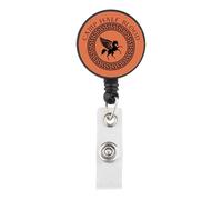 KUIYAI Greek Mythology Badge Reel Book Nerd Literary Gift Olympian Training Gift Bookish Merch(chbBadge)