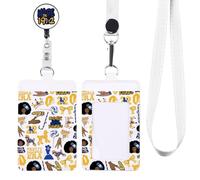 KUIYAI Greek Sorority ID Badge Holder Greek Sisterhood Gift Sorority Gift Paraphernalia ID Badge for Soror (Number Twelve)