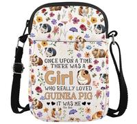 KUIYAI Guinea Pig Lovers Gift Guinea Pig Crossbody Bag Pet Owner Gift Retirement Gift Cavy Gift(loveGuineaPig)
