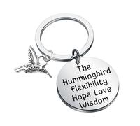 KUIYAI Hummingbird Keychain Animal Bird Lover Gift Wild Life Gift Natural Bird Inspired Merch(the hummingbird)