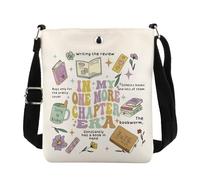 KUIYAI In My More Chapter Era Crossbody Bag for Book Lover, Librarian Gift, Book Nerd Gift, Bookworm Gift (more chapterXKuk)