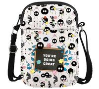 KUIYAI Japan Anime Inspired Messenger Bag Animated Themed Zipper Crossbody Bag For Fans(doing great)