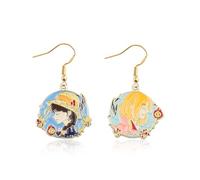 KUIYAI Kawaii Anime Character Dangle Earring for Anime Lovers, Japanese Manga Loves Gift, Manga Jewelry(boygirl earringUK)