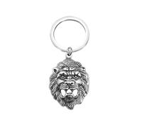KUIYAI Lion Head Keyring for Car/Purse/Bag, Lion Lover Gift, Lion Keychain for Men/Dad/Husband(lionKYUK)