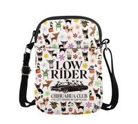 KUIYAI MAOFAED Chihuahua Crossbody Bag, I've Got Friend in Low Place Funny Chihuahua Gift, Dog Owner Gift, Dog Lover Gifts(chihuahuaClubUK)