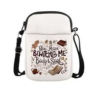 KUIYAI MAOFAED You Have Bewitched Me, Literary Quote, Bookish Crossbody Bag, Book Lover Gift, Librarian Gift (have bewitchedUK)